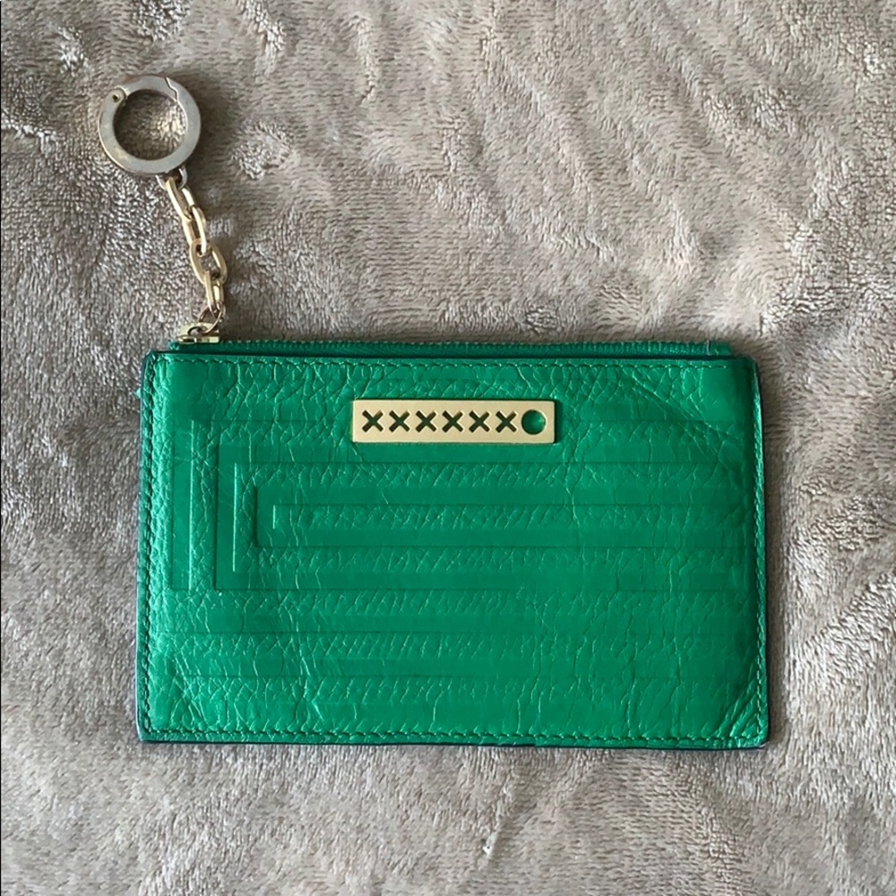 Kate spade green key and card holder